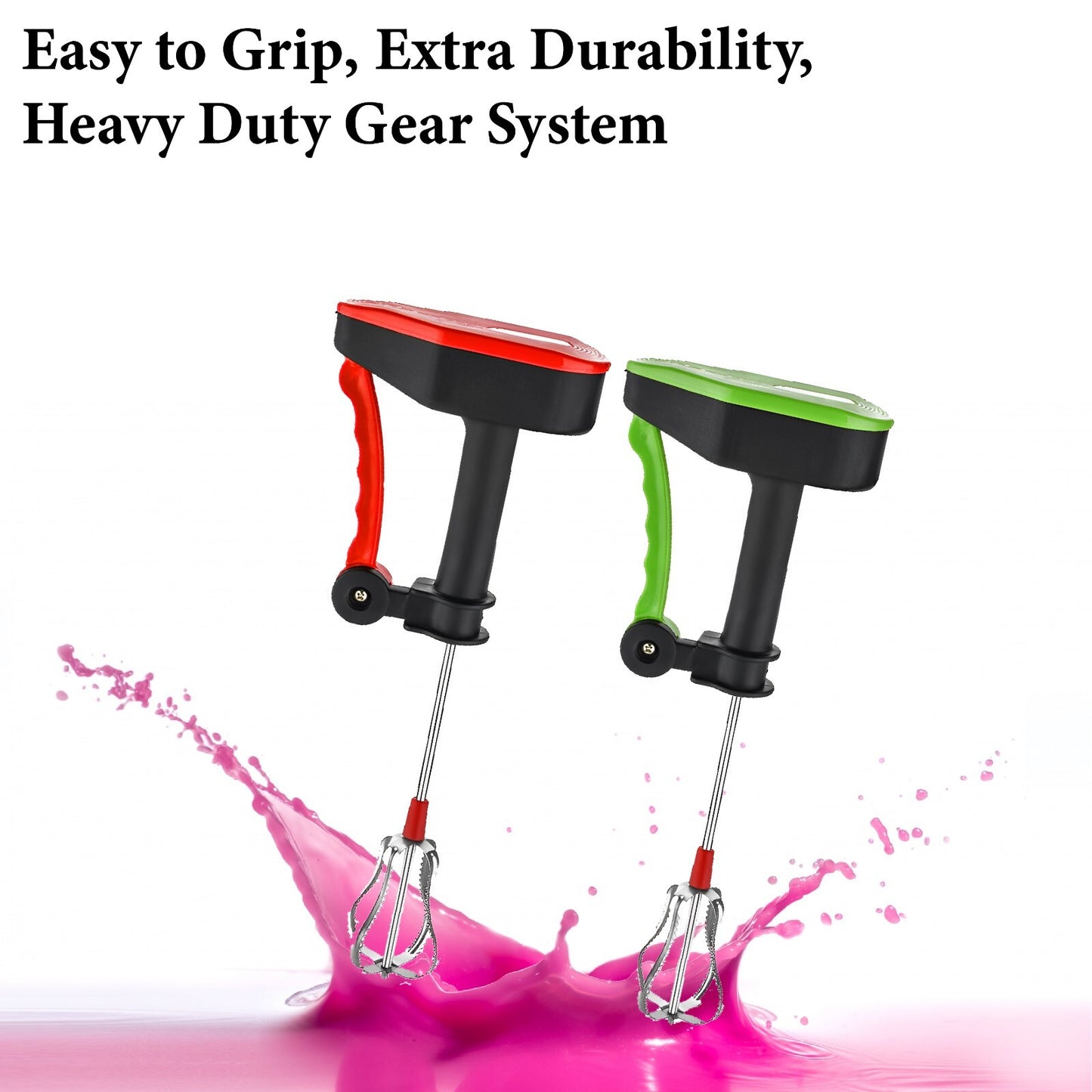 Manual Hand Held Whisk Rotary Egg Beater Whisk Hand Kitchen Mixer Blender Tool