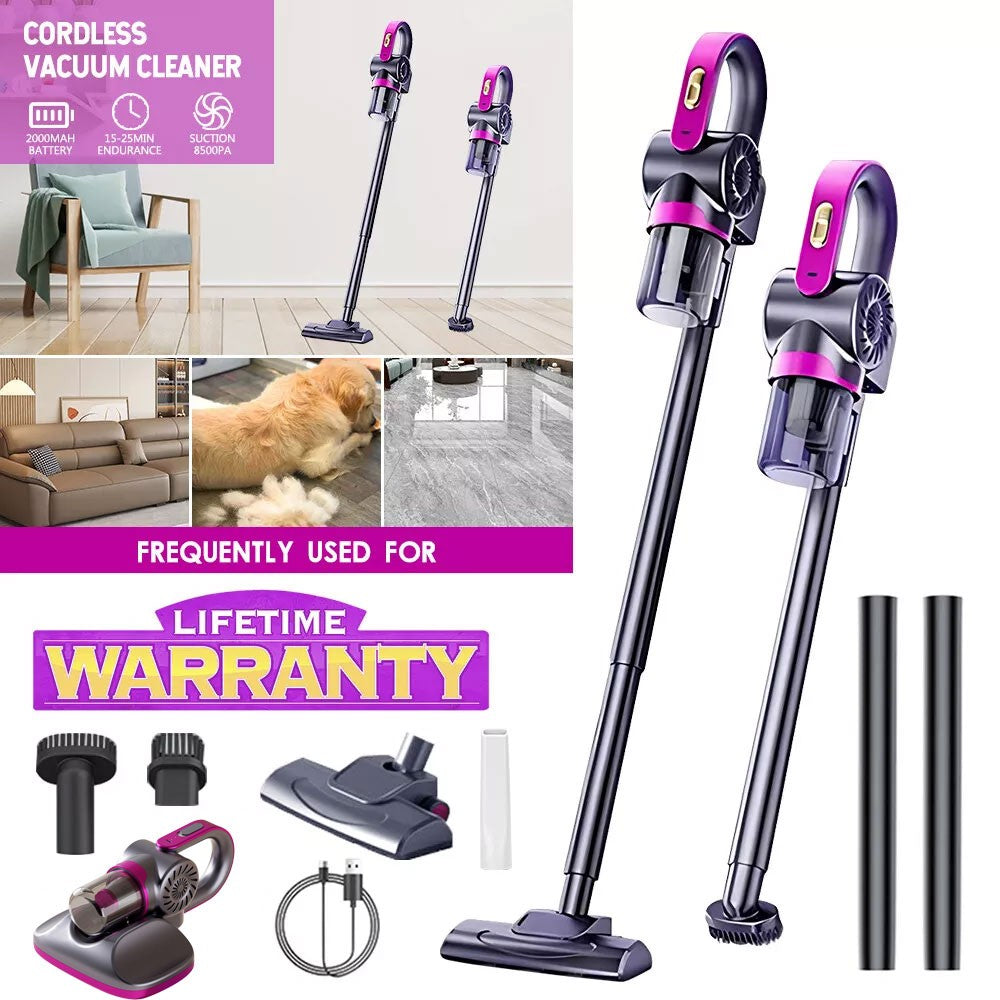 Cordless Vacuum Cleaner Hoover Upright Lightweight Wireless Handheld Bagless Vac