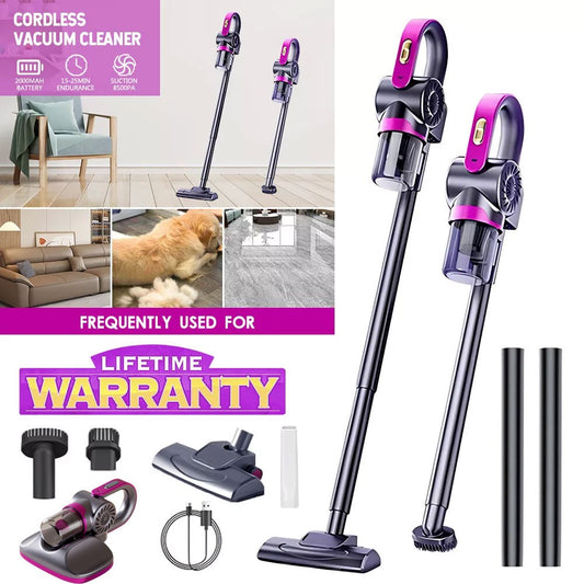Cordless Vacuum Cleaner Hoover Upright Lightweight Wireless Handheld Bagless Vac