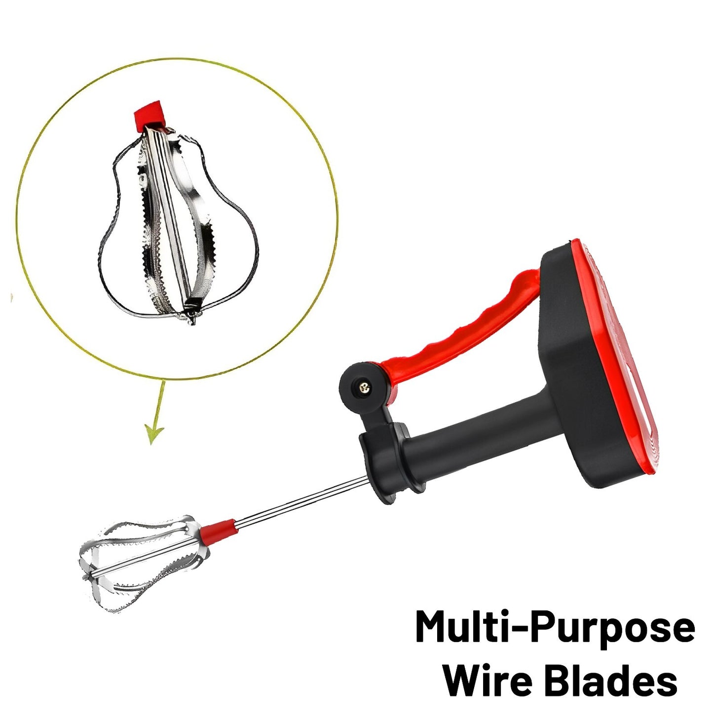 Manual Hand Held Whisk Rotary Egg Beater Whisk Hand Kitchen Mixer Blender Tool