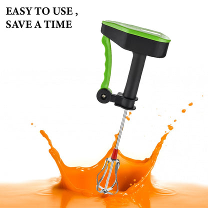 Manual Hand Held Whisk Rotary Egg Beater Whisk Hand Kitchen Mixer Blender Tool