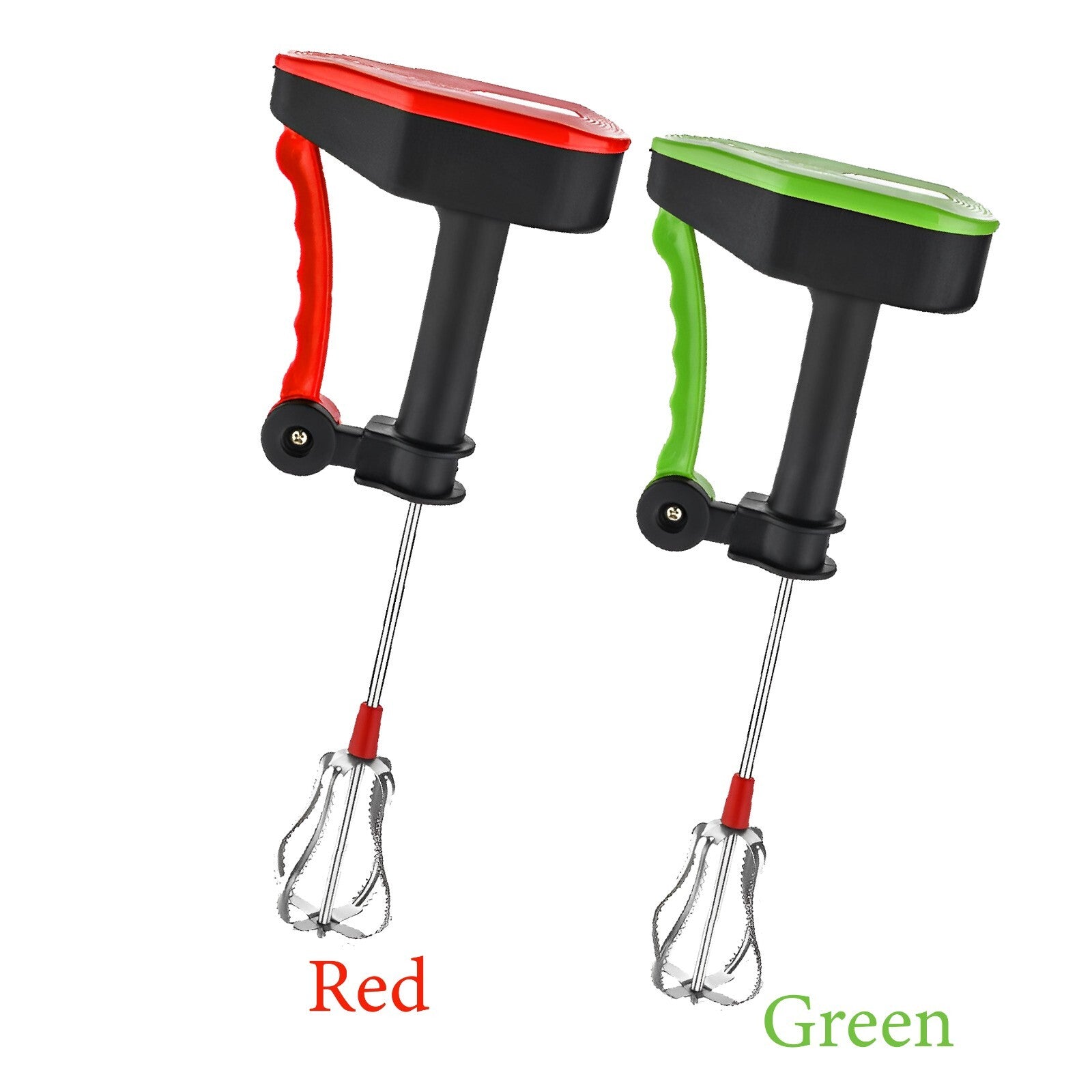 Manual Hand Held Whisk Rotary Egg Beater Whisk Hand Kitchen Mixer Blender Tool