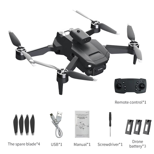 Remote Control Drone with Dual Camera 1080P Brushless Optical Flow Quadcopter Drone, Aerial Photography Remote Control Drone