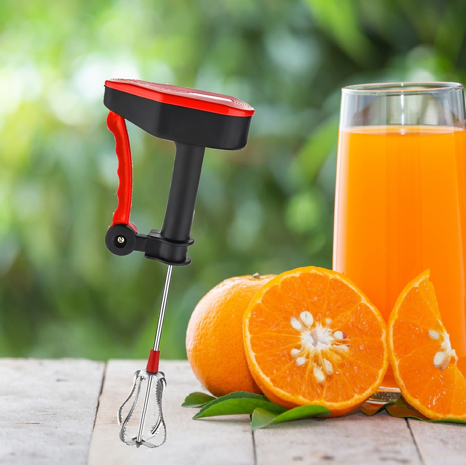 Manual Hand Held Whisk Rotary Egg Beater Whisk Hand Kitchen Mixer Blender Tool
