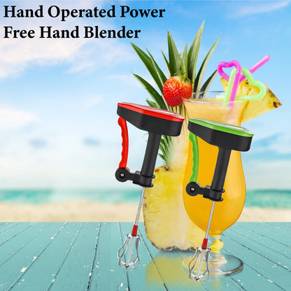 Manual Hand Held Whisk Rotary Egg Beater Whisk Hand Kitchen Mixer Blender Tool