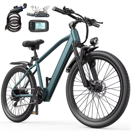 Electric Bike 540W Peak Power Brushless Motor 36V10AH NFC Function 26Inch Tire