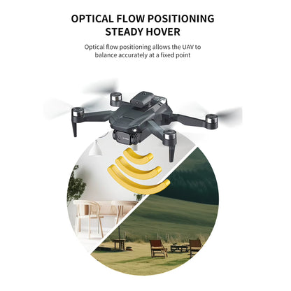 Remote Control Drone with Dual Camera 1080P Brushless Optical Flow Quadcopter Drone, Aerial Photography Remote Control Drone