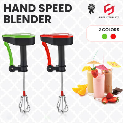 Manual Hand Held Whisk Rotary Egg Beater Whisk Hand Kitchen Mixer Blender Tool